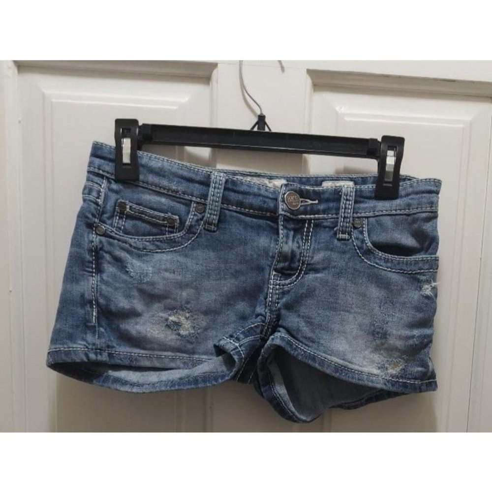 BKE women's blue sz 25denim jean shorts  shorts Stella